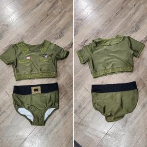 Custom military jazz costume